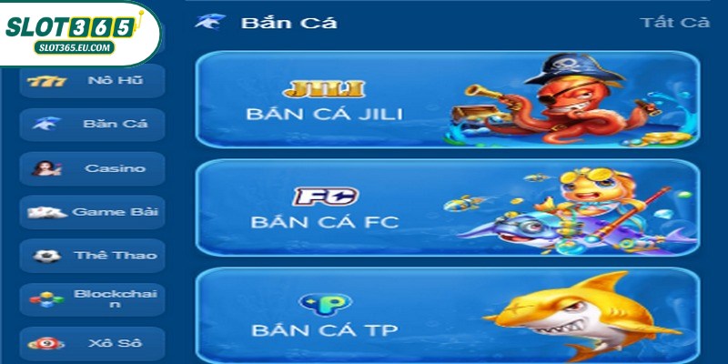 Bắn cá SLOT365 là điểm đến lý tưởng cho những ai yêu thích game săn thưởng