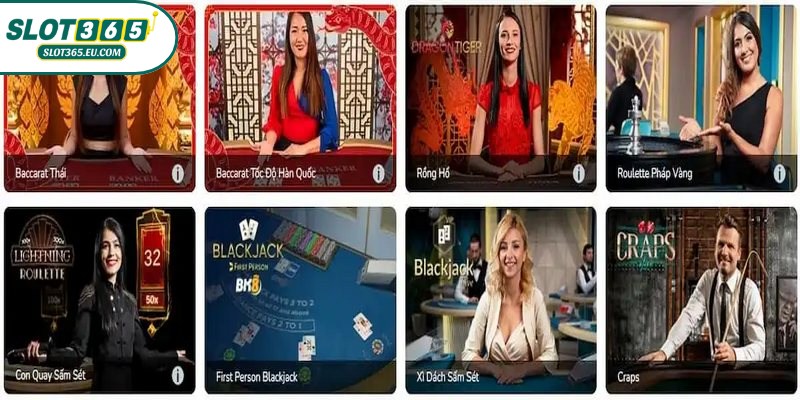 Lý do nhiều người chơi lựa chọn sảnh Casino tại SLOT365 để tham gia