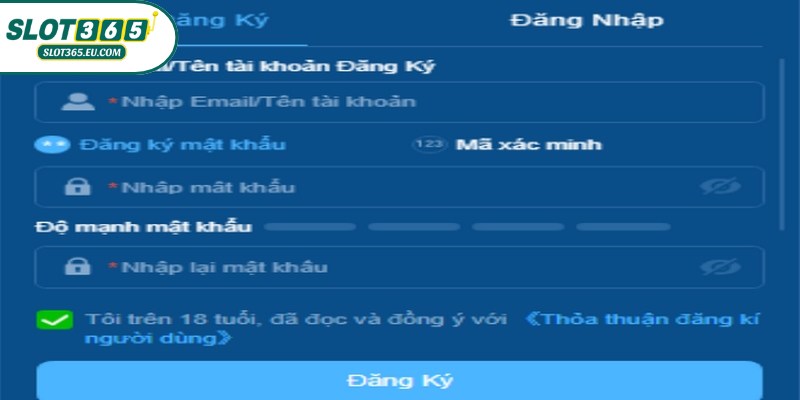 Hướng dẫn cụ thể về các bước đăng ký SLOT365 nhanh chóng