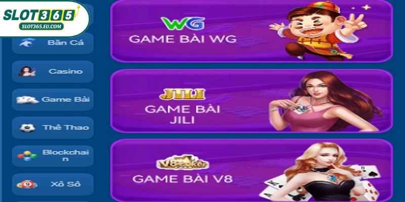Game bài SLOT365 là điểm đến lý tưởng dành cho các tín đồ cá cược trực tuyến
