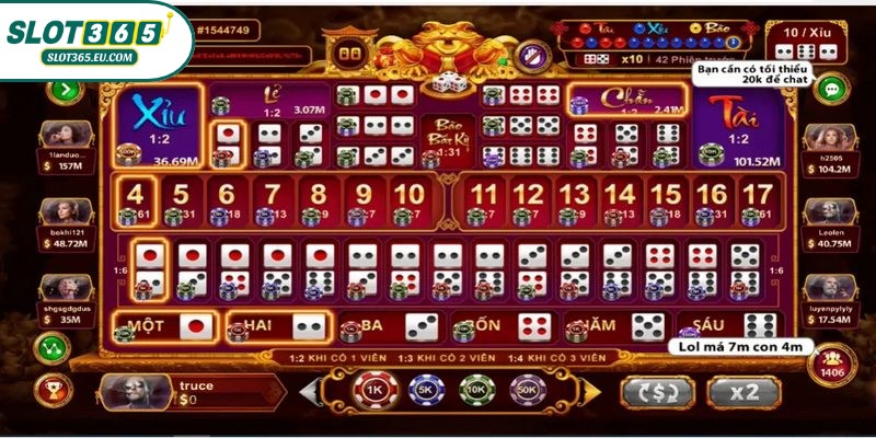 Sicbo Tài Xỉu là trò cá cược thu hút nhiều cược thủ nhờ yếu tố giải trí hấp dẫn