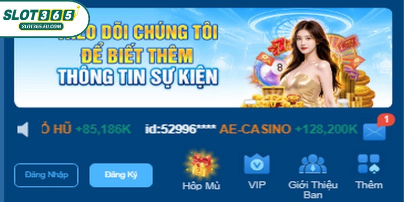 SLOT365 mang đến một không gian cá cược trực tuyến minh bạch, an toàn