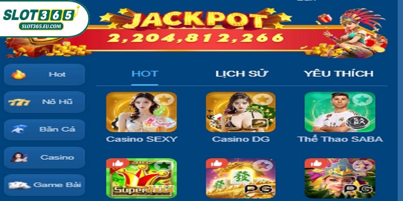 SLOT365 xây dựng hệ sinh thái game toàn diện với đa dạng các thể loại game